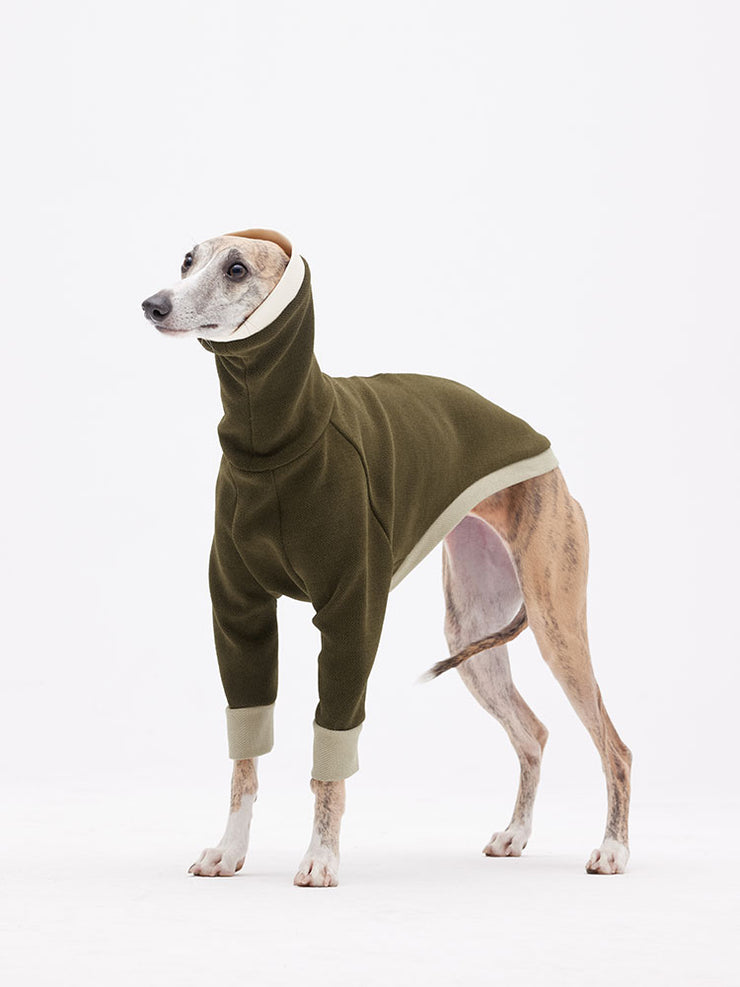 dark green puppy outfits